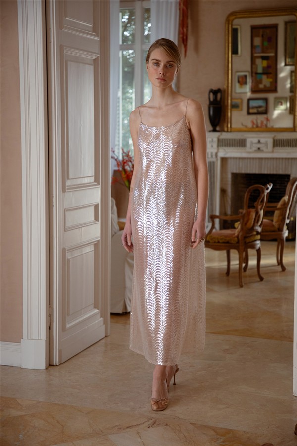 NIDODILEDA AWAKENING DRESS SILVERY